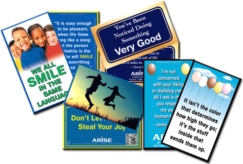 ARISE Life Skills Positivity Cards (Assorted, 50 cards per pack)