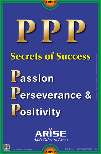 #20 PPP - Passion, Perseverance and Positivity
