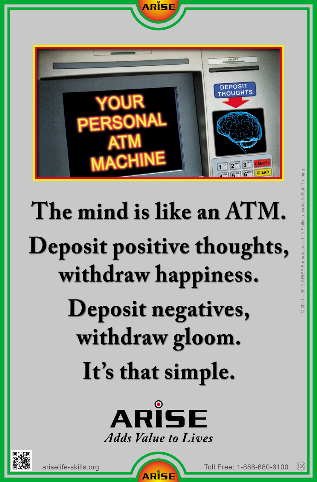 #106 Mind Is Like An ATM